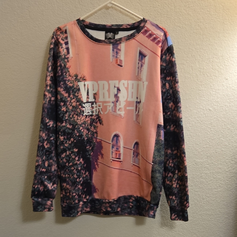 fresh Multicolor Graphic Sweatshirt